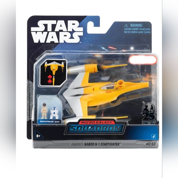 Star Wars Other - Star Wars Anakin's Naboo N-1 Starfighter Micro Galaxy Squadron Set 🆕 NIB